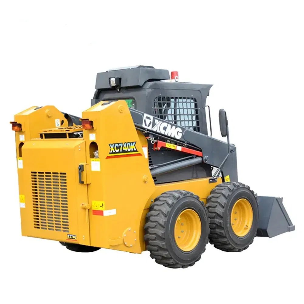 Skid Wheel Loader Chinese New Mini Small Backhoe CE EPA Euro 5 High Quality Popular Xc740K with Accessories for Sale