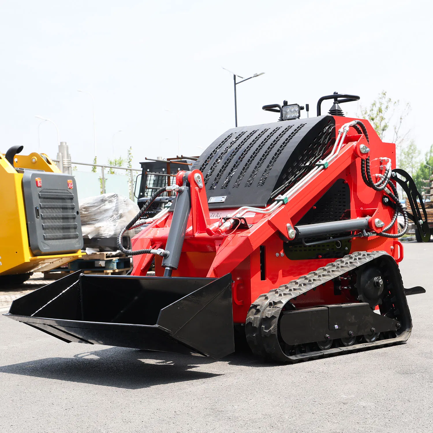 Free Shipping Euro V EPA Engine Wheel/Track Loader Diesel Mini Skid Steer Loader Crawler Loader Mini Skid Steer Loader
