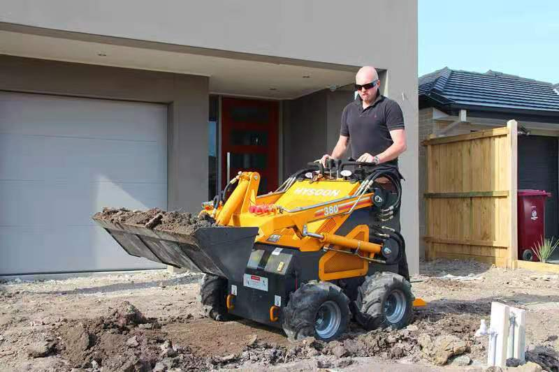 Hysoon Mini Loader 0.2 Ton Skid Steer Loader with Cheap Price Hy380