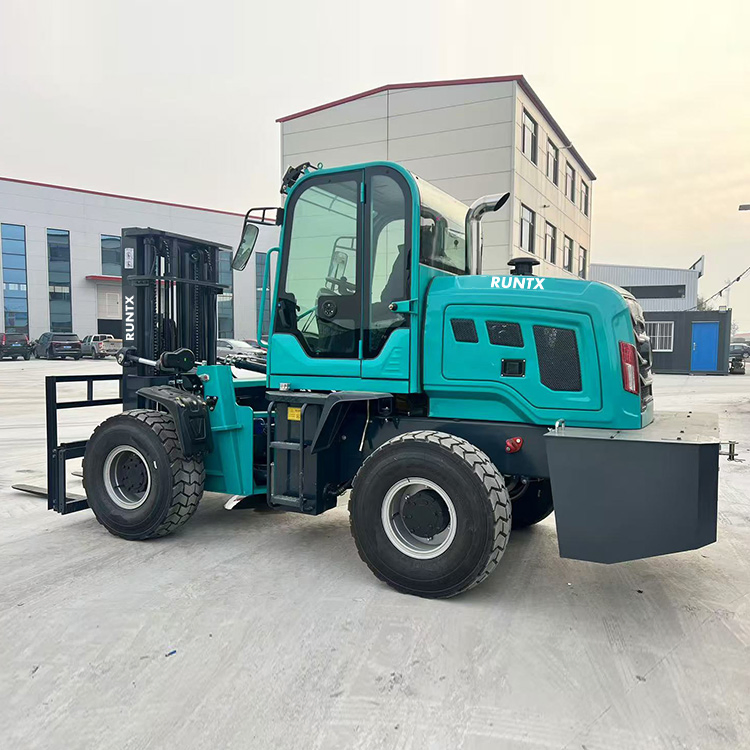 Runtx Rough Terrain Forklift 4WD ATV 3 Ton Diesel All Rough Terrain Forklift for Sale