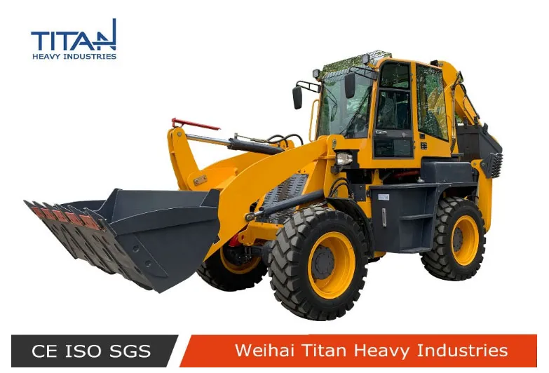 Compact Backhoe Loader View 1