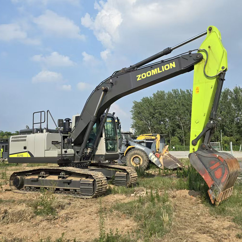 Used Zoomlion Excavator, Zoomlion Excavator 215 Crawler Excavator, 1m³ Bucket Excavator, Suitable for a Variety of Construction Hydraulic Crawler Excavator