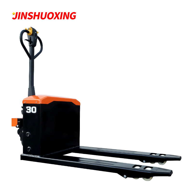 Large Battery Capacity 3ton Cross-Country Semi Half Electric Pallet Truck Jack