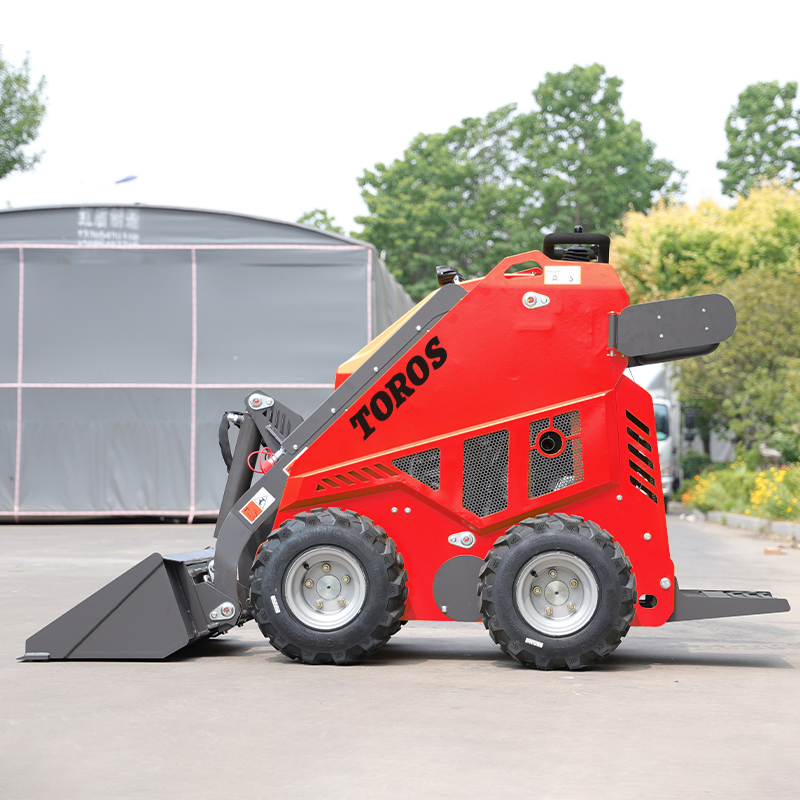 Free Shipping Cheap Wheel Loader Grader Mini Skid Steer Loader 500kg Factory Price 1 Ton Multifunctional Small Loader EPA Euro 5 Crawler Skid Loaders for Sale