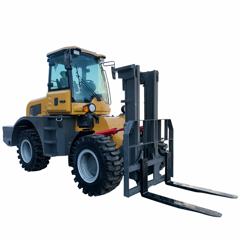 Chinese 4ton 5ton 4WD Rough Terrain Forklift Truck