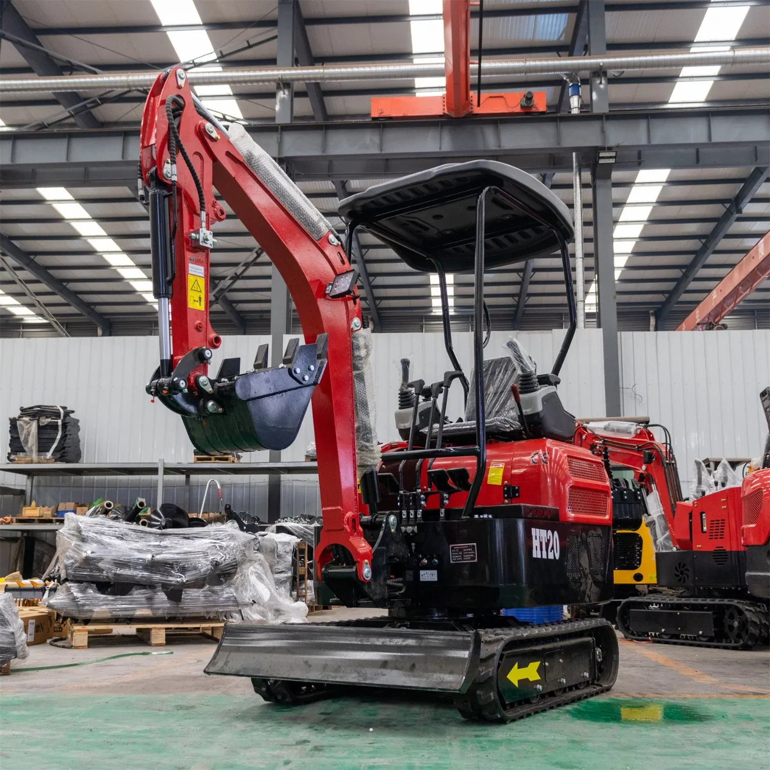 Mini Excavator with Thumb Clip Micro Crawler Excavator Diesel Engine for Sale