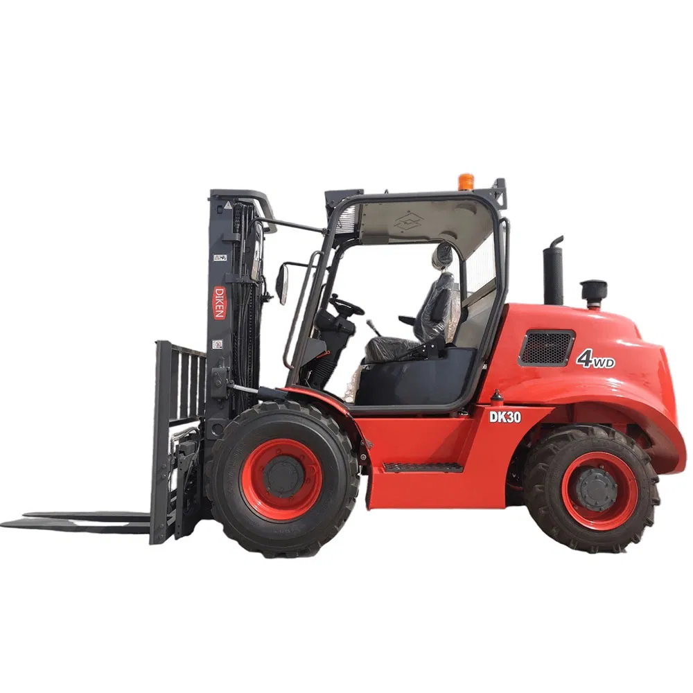 3ton 4X4wd All Rough Terrain off Road Four Wheel Drive Diesel Forklift