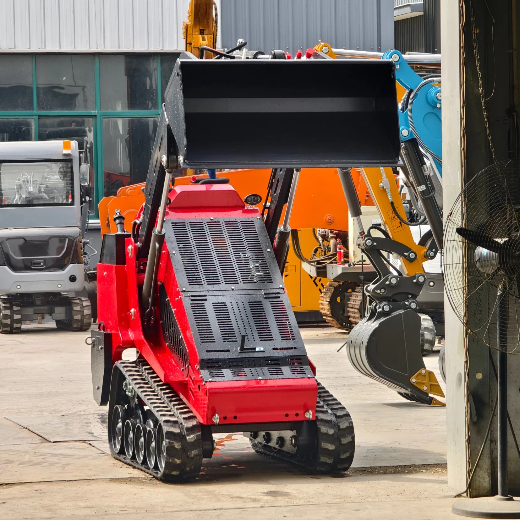 Free Shipping China Track Wheel CE/EPA/Euro 5 Mini Skid Steer Loader for Sale