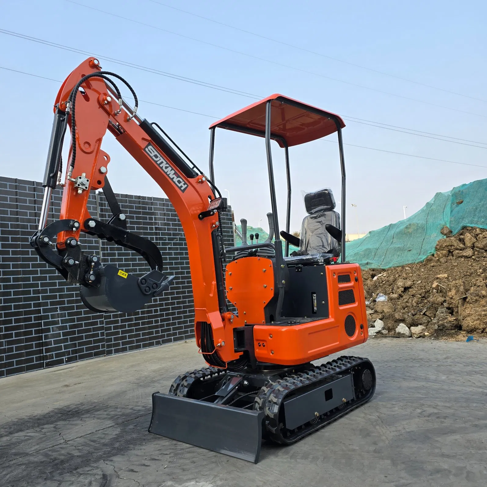 Fast Delivery CE EPA Excavator 1 Ton Mini Machinery Agricultural Crawler Mini Excavator Small Excavator Manufacture Mini Digger Tkmach 1000kg Excavator