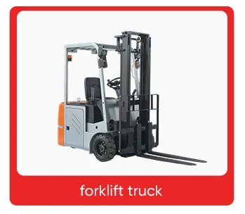 Reach Truck Front View