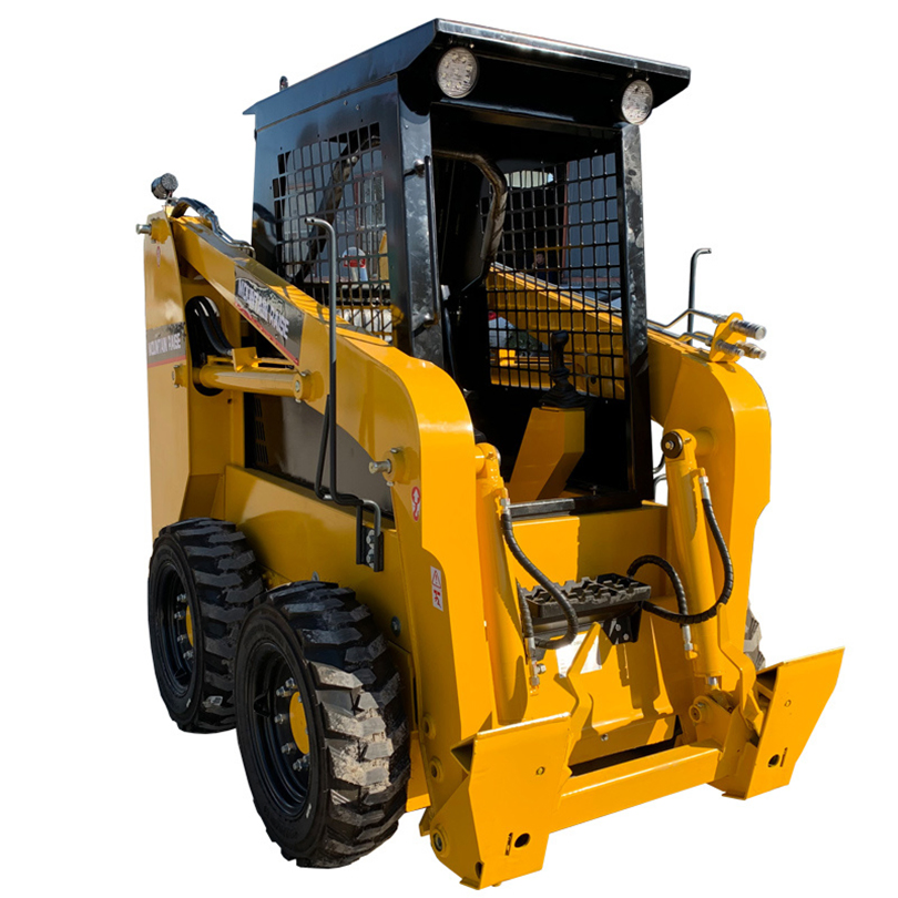Rubber Track Wheel Construction Compact Mini Skid Steer Wheel Loader