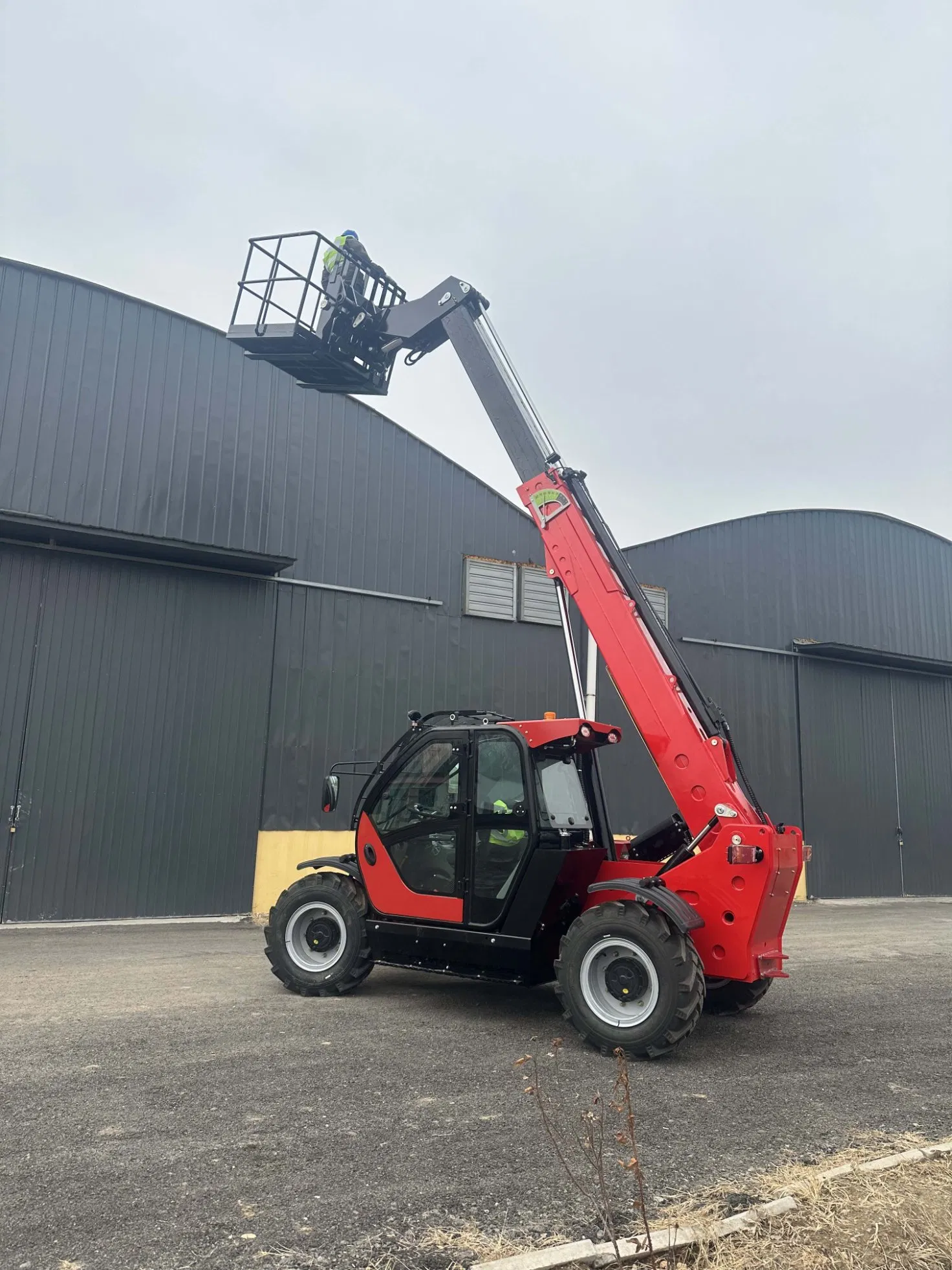 Mining Used Flexible Operation 7m Height Wheel Loader 3.5 Ton Telehandler with CE