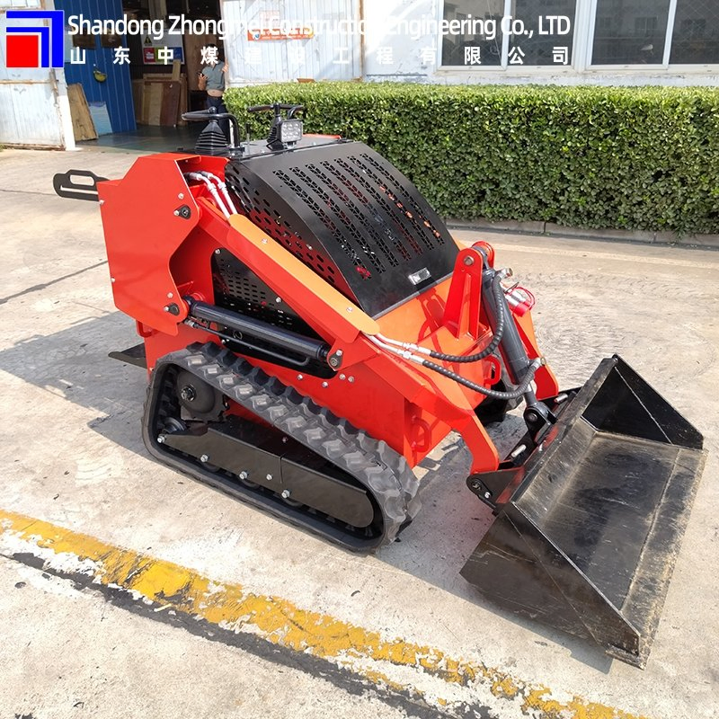 Factory-Direct Mini Skid Steer Loader for Construction Material Handling, Roadwork Leveling and Agricultural Support with Backhoe Loader and Wheel Loader Functi