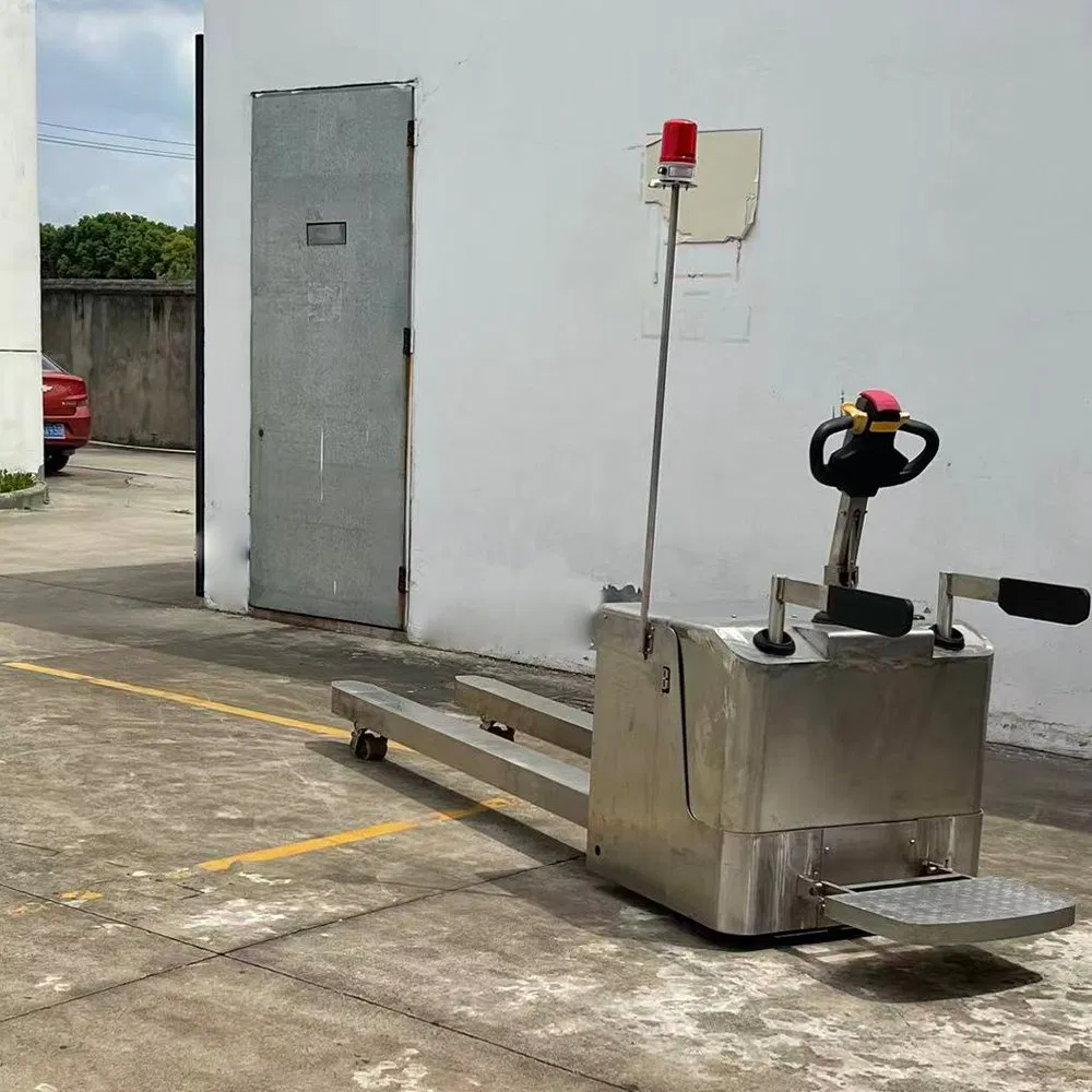 Never Used 2000kg 3000kg Stainless Steel New Electric Pallet Jack for Material Handling