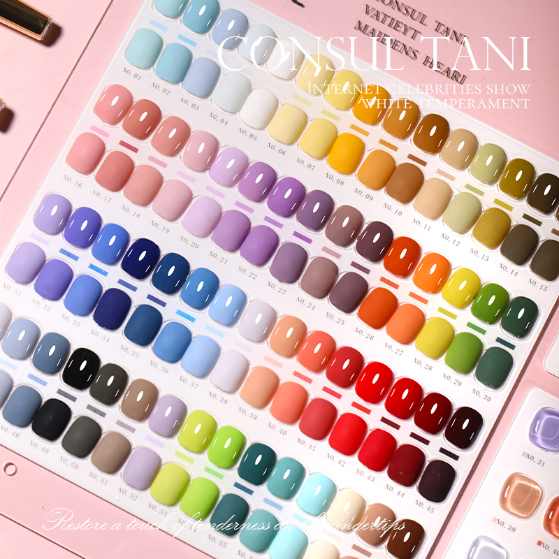 Milan Professional Nail Salon Gel Polish Kit 60-Color 15ml Eco-Friendly Non-Toxic Designer French UV LED Lamp Source Private