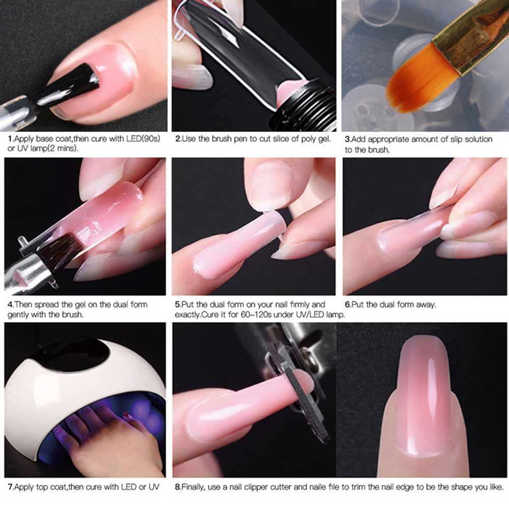 How to use poly gel