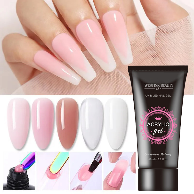 Nails Supplies 28 Colors Professional Nail Supplies Hard Jelly Poly Nail Extension Acrylic Gel