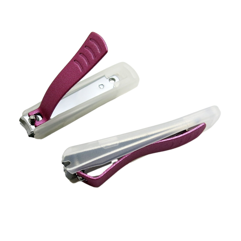 New Wholesale Colorful Luxury Wtih Catcher Professional Carbon Steel Toe Finger Nail Clipper