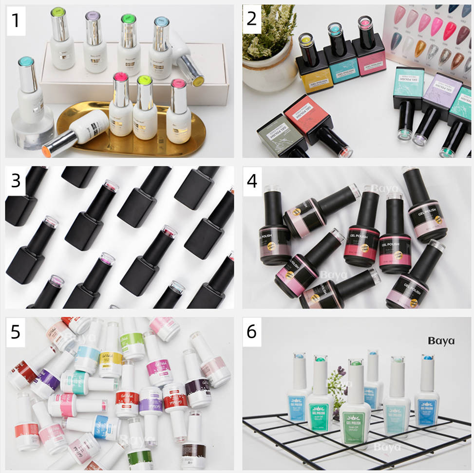 BAYA UV Gel Factory OEM ODM Private Label Gel Polish Nail Products Uv Gel Nail Polish Factory Price With 1000+ Colors Wholesale