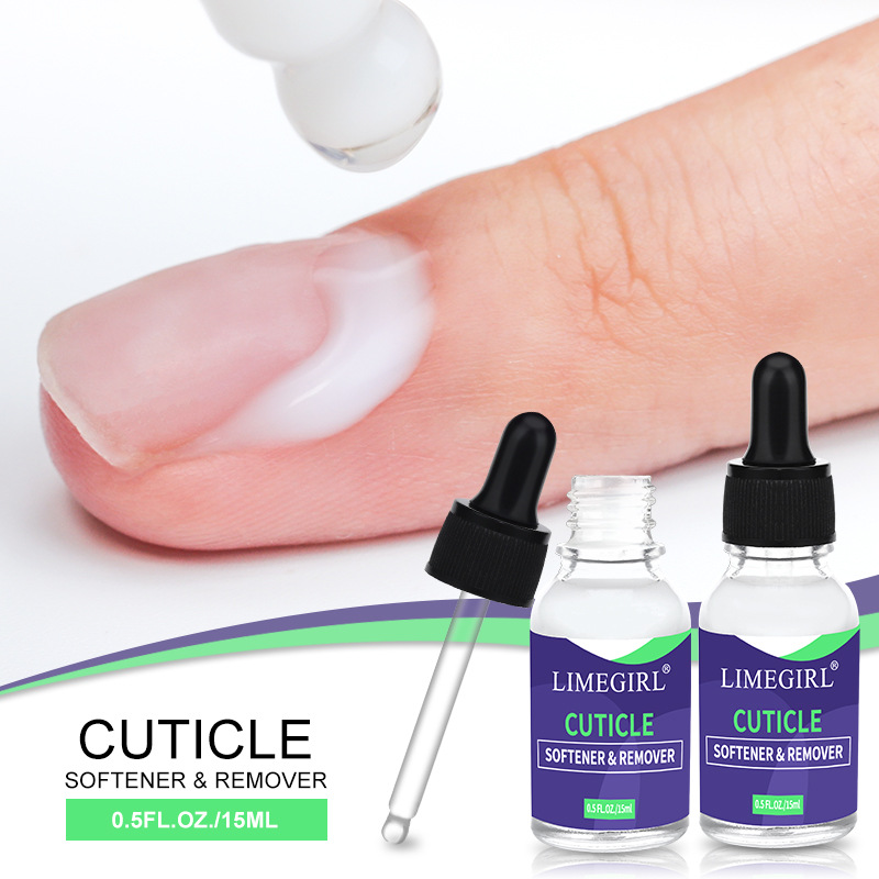 Nail Cuticle Softener Exfoliator Anti-Ingrown Nail Finger Trimming Beauty Salon Care Tool Removes Soak-Off Gel Polish for