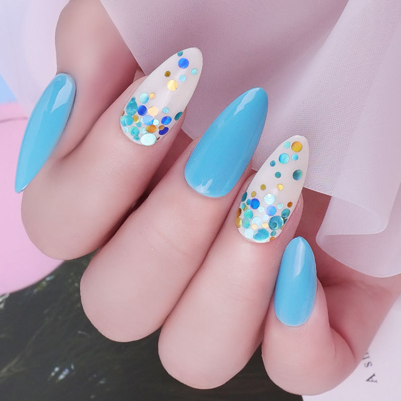 Symphony Round Nail Art Squin Accessories Kit for Nail Design Decoration
