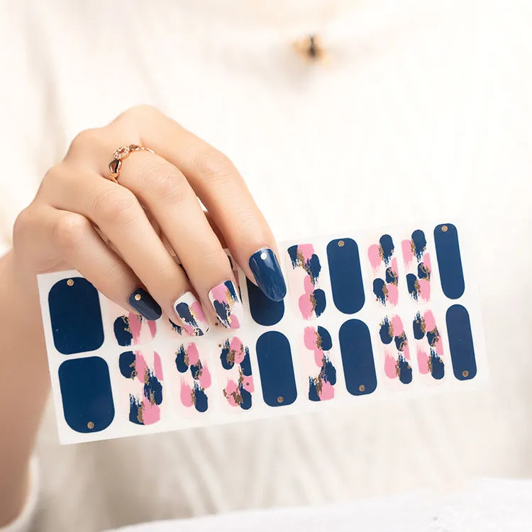 New UV Full Cover Patch Gel Halal Nail Polish Nail Stickers