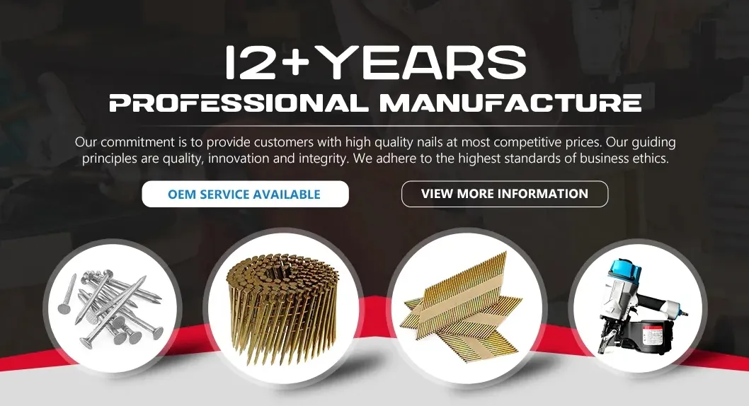 High Quality HDG Bright Smooth Shank Nail / Finish Nail/ Collated Framing Nails/ Roofing Nails Wire Coil Nails with CE for Pneumatic Nailer & Wood Pallet Frame