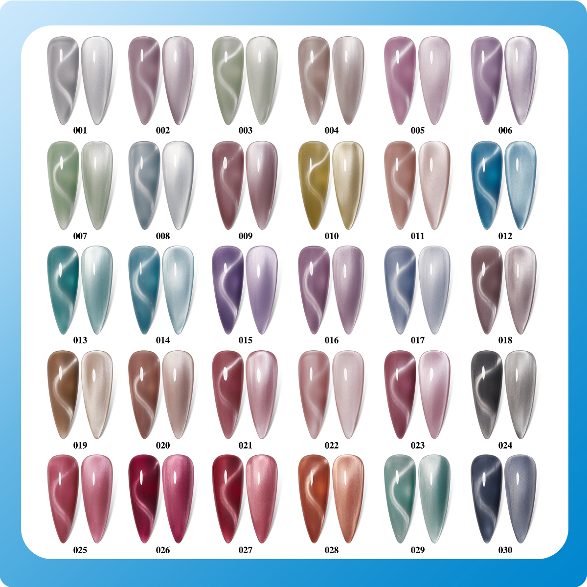 Moonlight cat Eye Gel Polish Nails Polish Hema Free Uv Gel Semi Cured Magnetic 9d Vernis Professional Gel Polish Custom logo