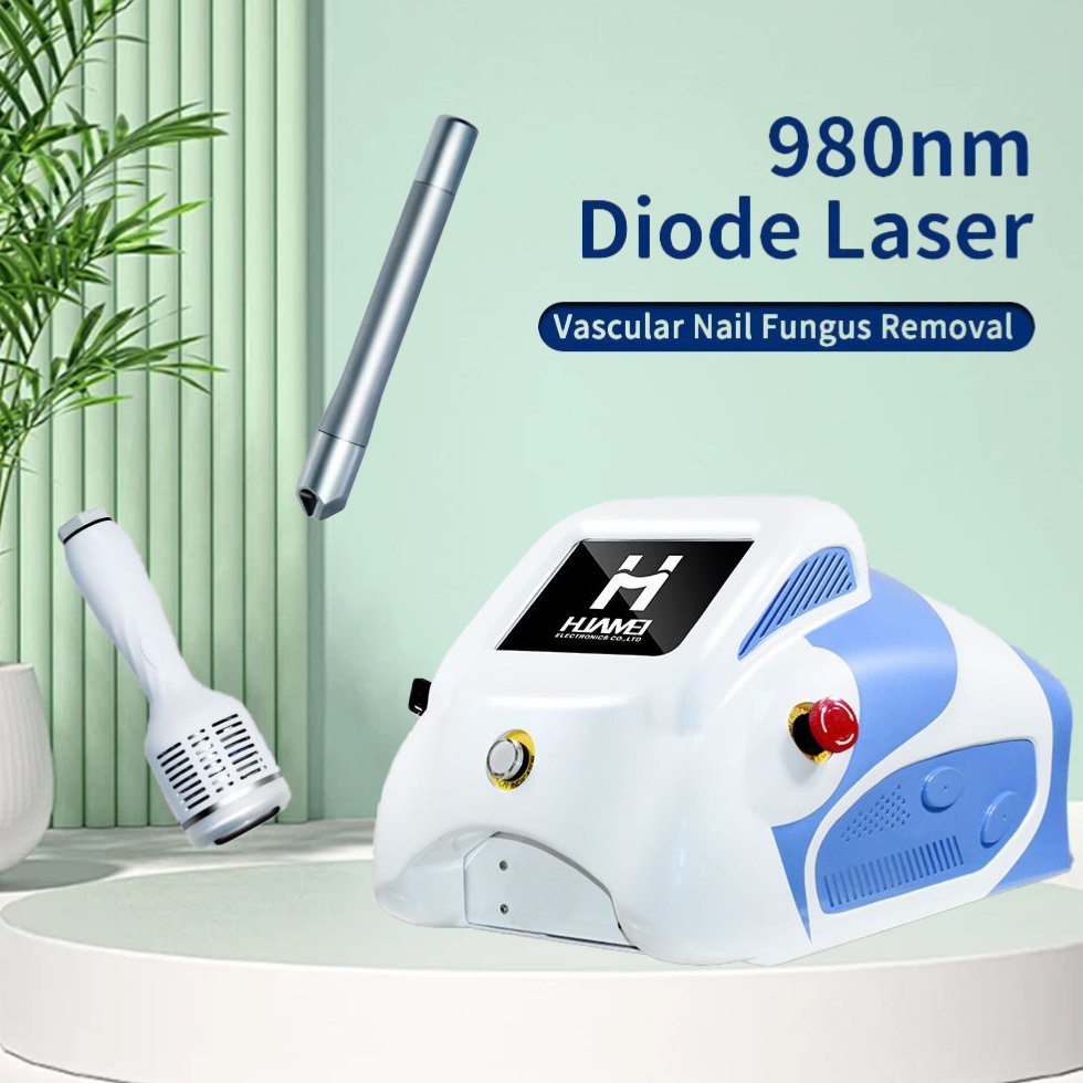 Weifang Huamei 980nm Semiconductor Laser Treatment for Nail Fungus/980nm Laser Vascular Resection 980nm Semiconductor Laser