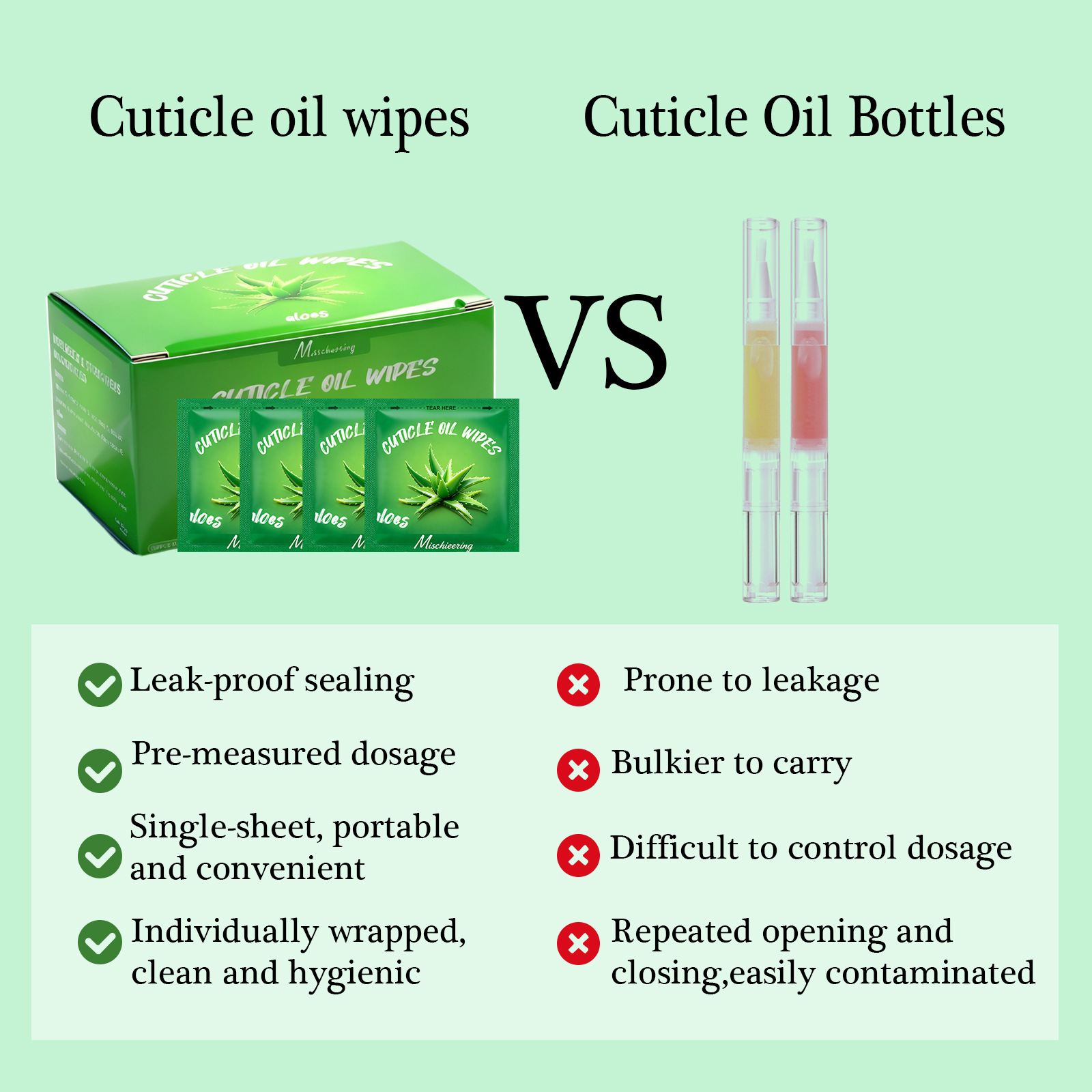 Hot Sale One-time100pcs Nutritious Oil Nail Polish Mini Protective Film Oil Anti-nail Splitting Remove Dead Skin Edges Repair