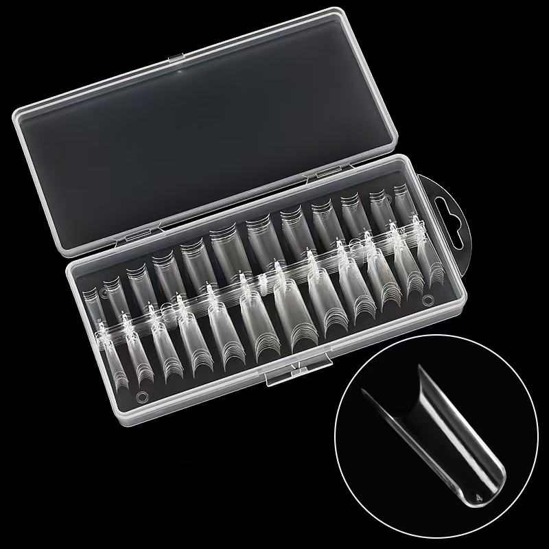 High Quality Transparent Non-Marking Pointed Drop-Shaped Ultra-Thin Nail Art
