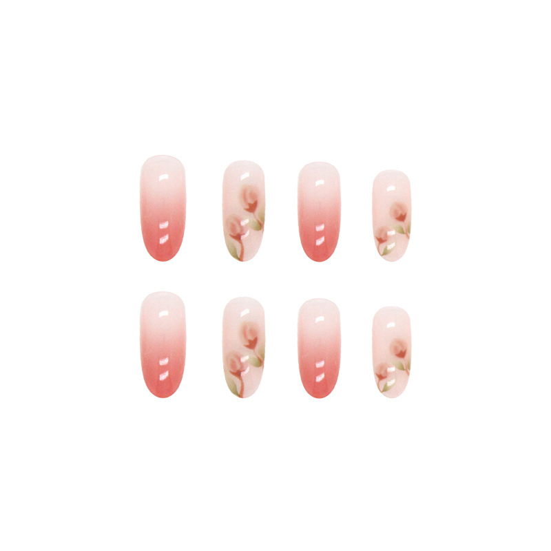 Fake Nails Long Ombre Acrylic Nails