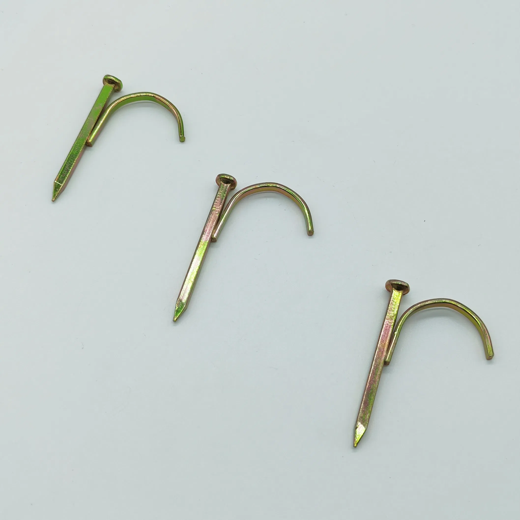 Architectural Feature Hook Nail with Sharp Body and Quality Zinc Finish