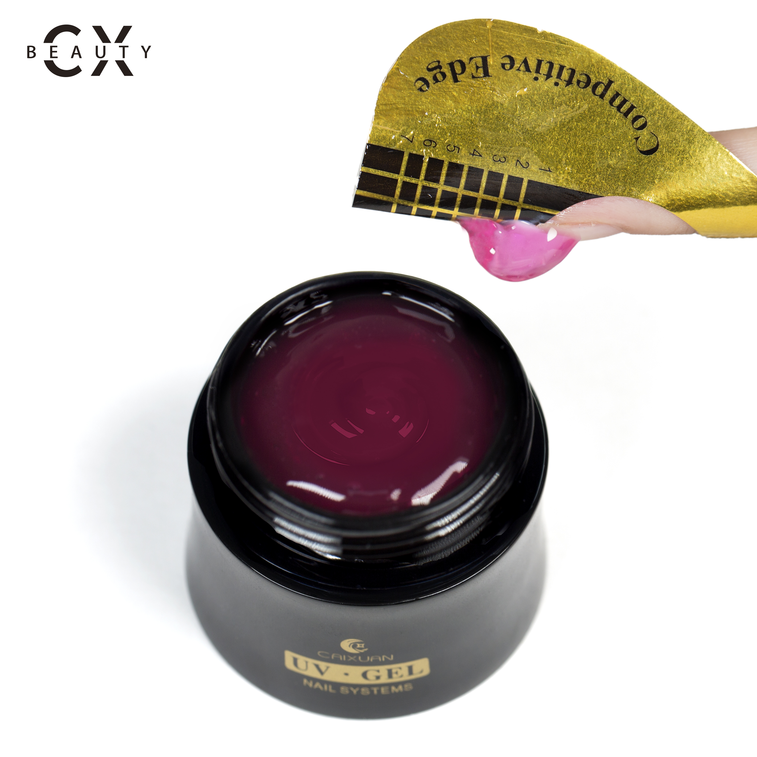 logo Professional Camouflage Uv Gel Build Gel, pink Building Glue Gel for Nail Extension