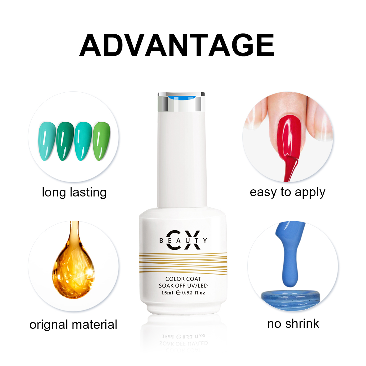 Private Label Gel Polish Set 3000+ Colors Bottle Nail Products Salon Cosmetics Uv Gel Nail Polish