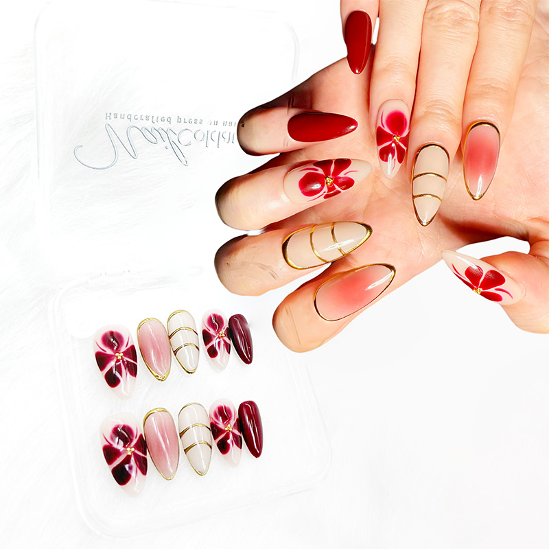 100% Handcrafted Luxury Nail Art Designs