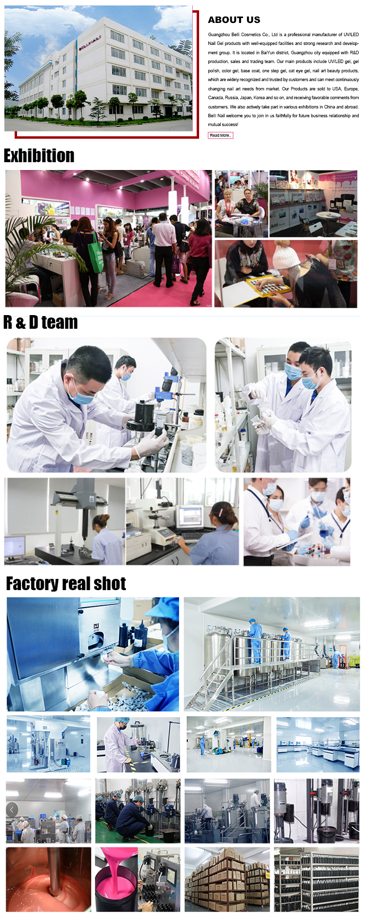 Manufacturing Environment and Facilities