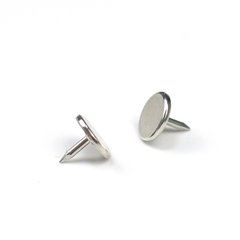 Custom Stainless Steel Round Groove Nail Metal Fabrication Non Standard Fastener Smooth Nail Anti-Theft Nail for Hardware Parts