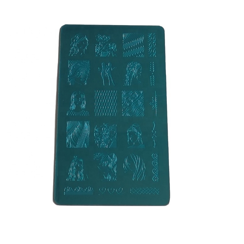 Custom Nail Art Stamp Stamping Image Plate Stainless Steel Template