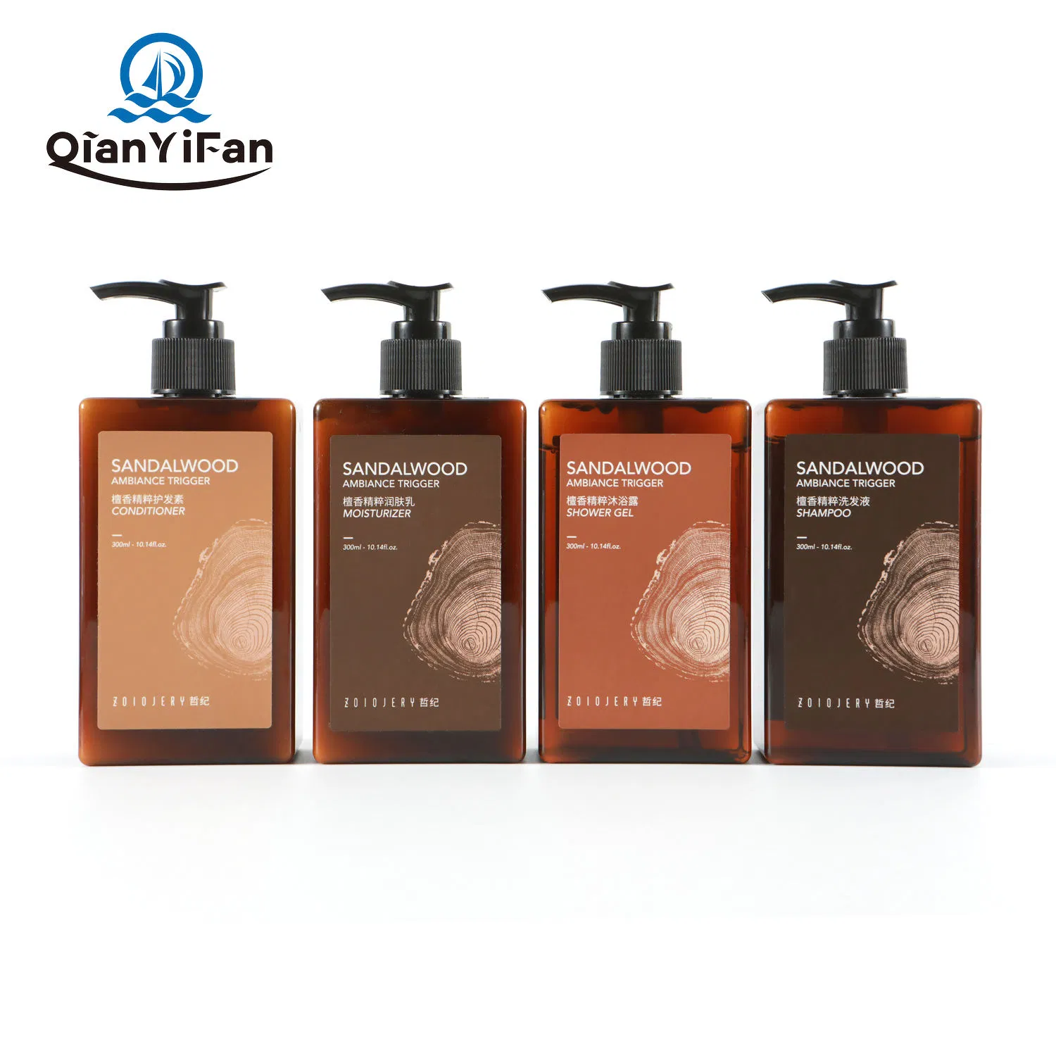 Personal Care Bath Product Sets Shampoo, Body Wash, and Other Complete Hotel Bath Products.