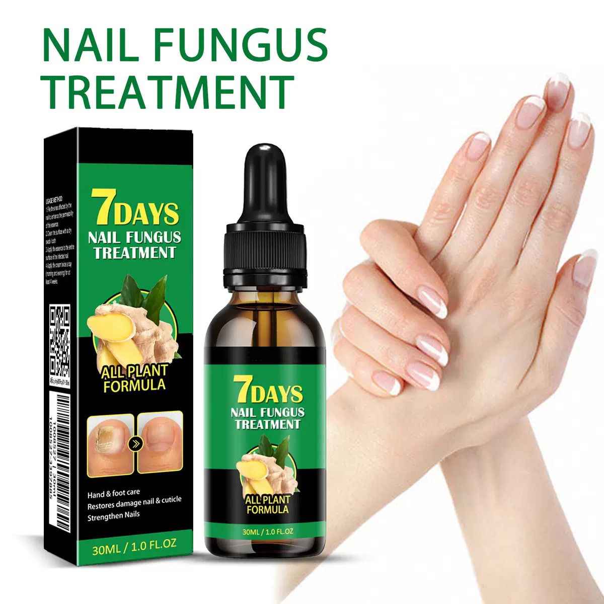 Herbal Cuticle Oil for Nail Fungus Treatment Damaged Cuticle Repair and Nail Strengthening Essential Nail Repair Supplies