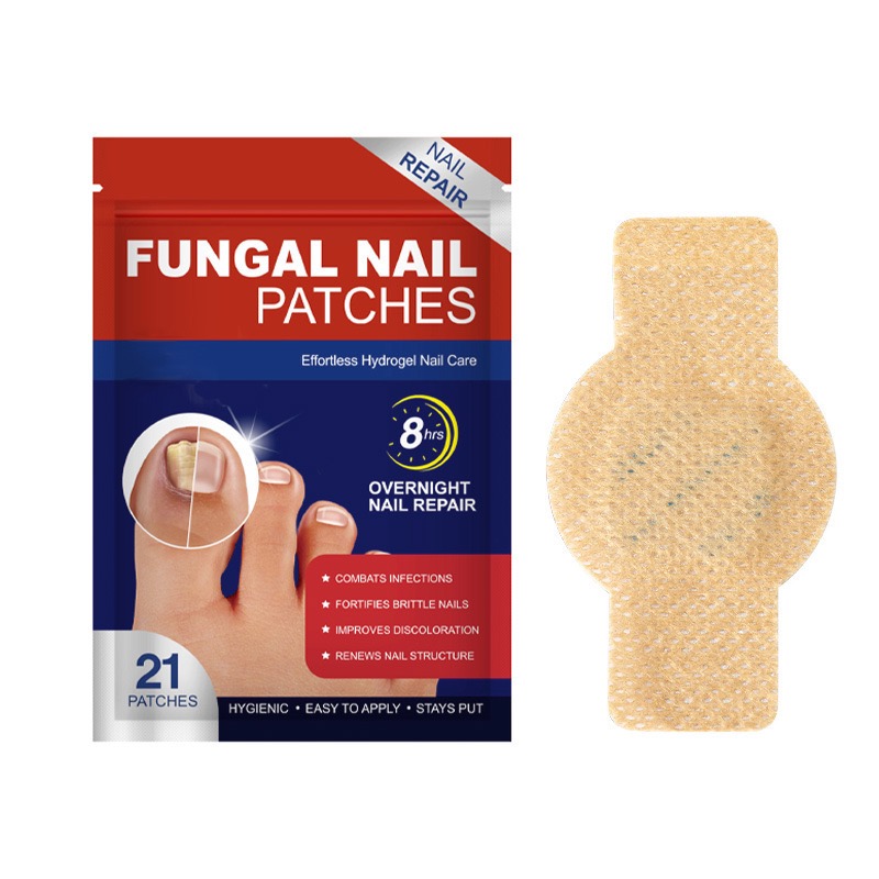 Factory OEM Hydrogel Nail Repair Care Fungus Treatment Reduce Thickness Natural Herbal Anti Fungal Nail Patches