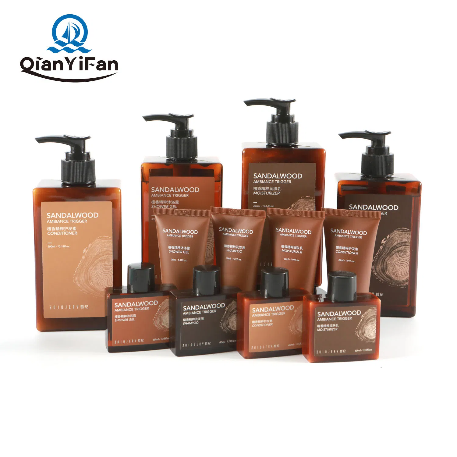 Personal Care Bath Product Sets Shampoo, Body Wash, and Other Complete Hotel Bath Products.