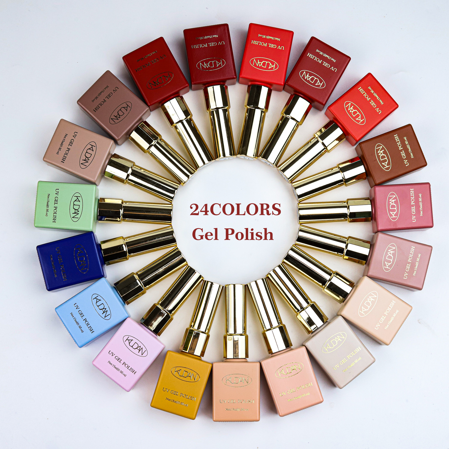 Kudan Gel Nail Polish French Liquid Designer Style Gel Nail Polish UV/LED Soak Long Wear Gel Nails