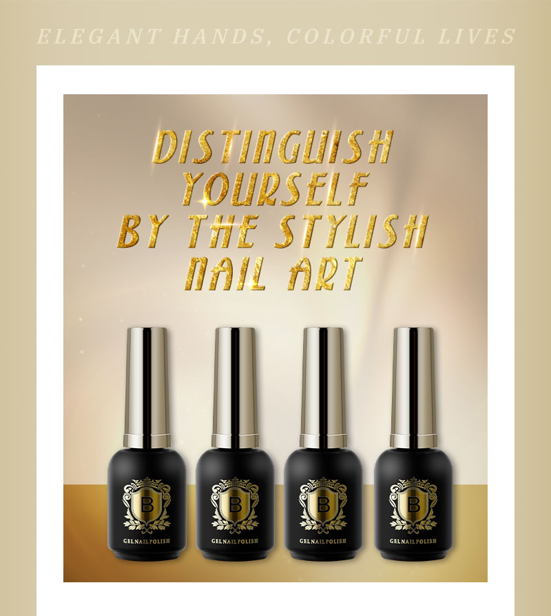 Badaga Nails Salon Professional Products Gelpolish Glitter Gel Polish