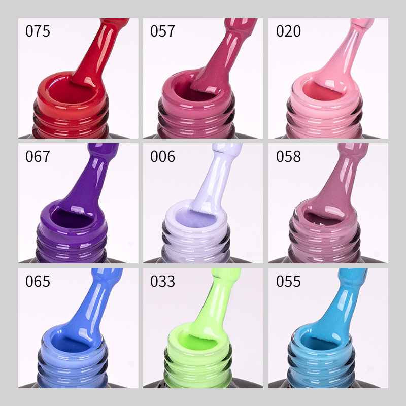 Nail Art Supplies Private Label Gel Polish Uv Led Gel Soak off 8ml Hema Free Vegan Gel Polish