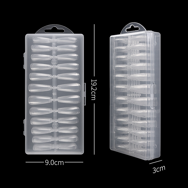High Quality Transparent Non-Marking Pointed Drop-Shaped Ultra-Thin Nail Art