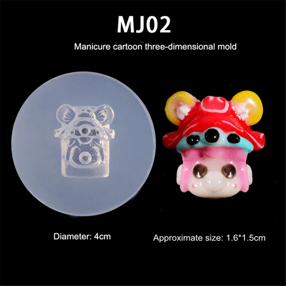 Popular Nail Art Design Silicone Mould, Manicure Plastic DIY Pattern Mold