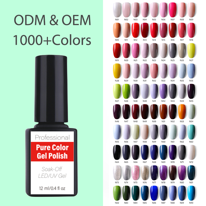 BAYA UV Gel Factory OEM ODM Private Label Gel Polish Nail Products Uv Gel Nail Polish Factory Price With 1000+ Colors Wholesale