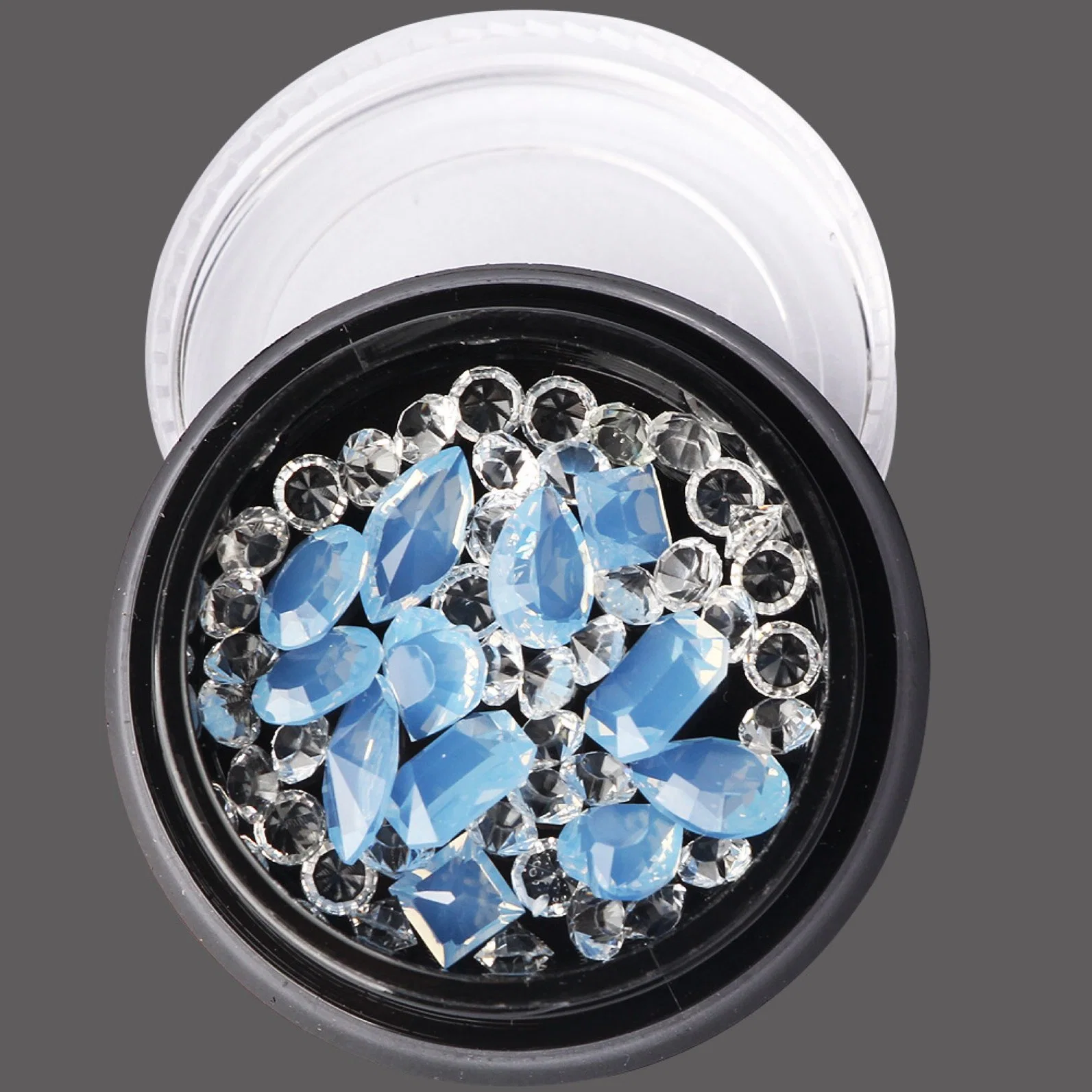 3D Nail Art Decorations Acrylic Diamond Different Shapes Nail Rhinestones